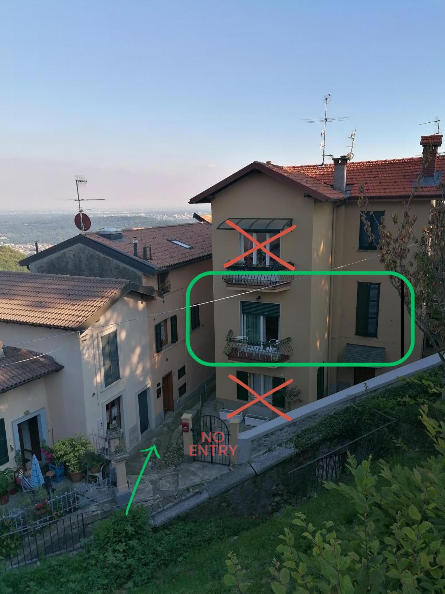 Via Funicolare Brunate Exterior foto
